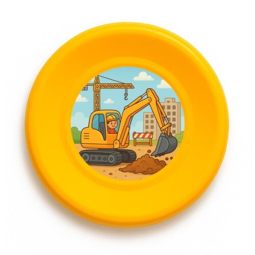 Disco de Arremesso Frisbee Retroescavadeira