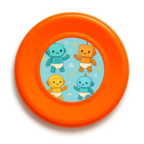 Disco de Arremesso Frisbee Robôs Baby