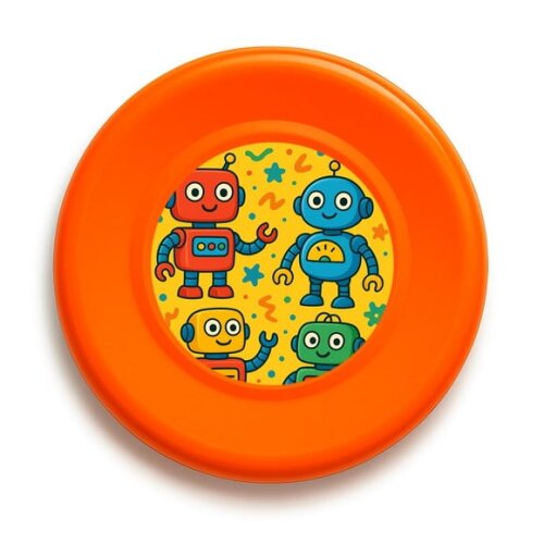Disco de Arremesso Frisbee Robôs Divertidos