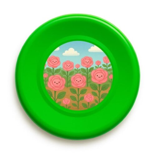 Disco de Arremesso Frisbee Rosas Fofas