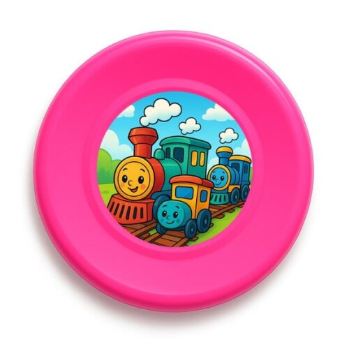 Disco de Arremesso Frisbee Trens Antigos