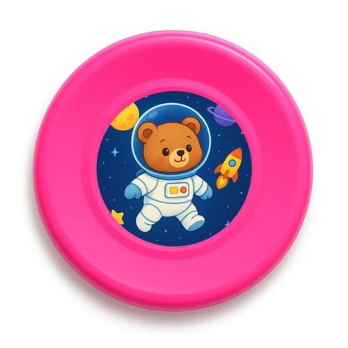 Disco de Arremesso Frisbee Ursinho Astronauta