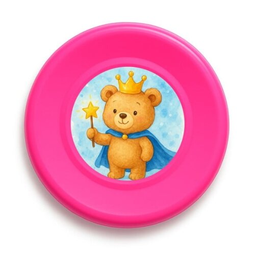 Disco de Arremesso Frisbee Ursinho Príncipe