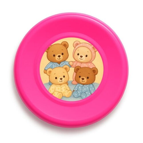 Disco de Arremesso Frisbee Ursinhos de Pijama