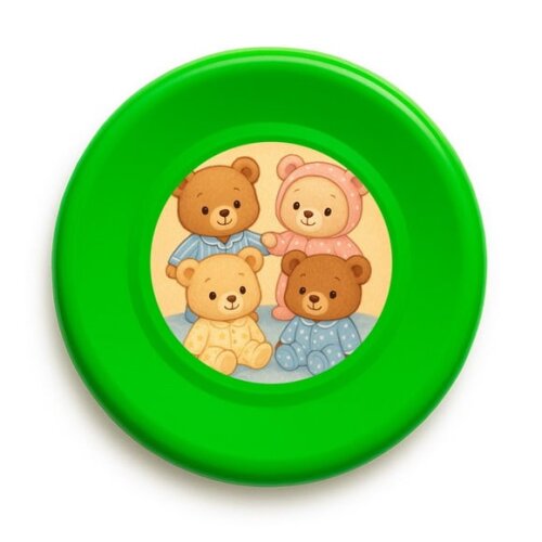 Disco de Arremesso Frisbee Ursinhos de Pijama