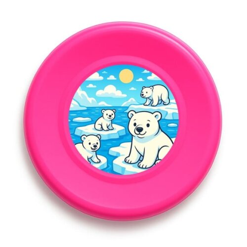 Disco de Arremesso Frisbee Ursos Polares
