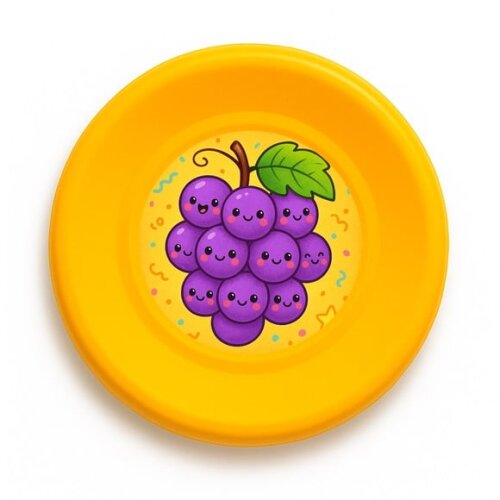 Disco de Arremesso Frisbee Uvinhas Fofas