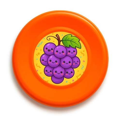 Disco de Arremesso Frisbee Uvinhas Fofas