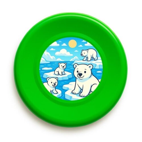 Disco de Arremesso Frisbee Ursos Polares