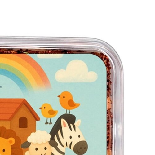 Embalagem Bolo Docinhos Personalizada Arca de Noé
