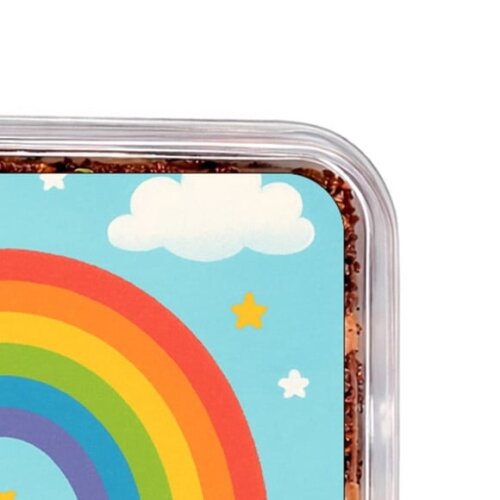 Embalagem Bolo Docinhos Personalizada Arco-íris