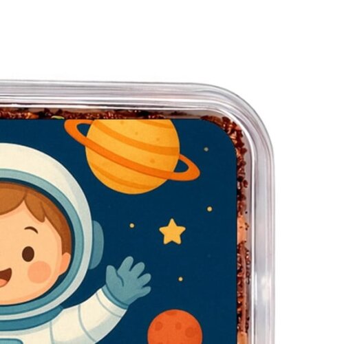 Embalagem Bolo Docinhos Personalizada Astronauta
