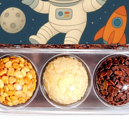 Embalagem Bolo Docinhos Personalizada Astronauta Baby