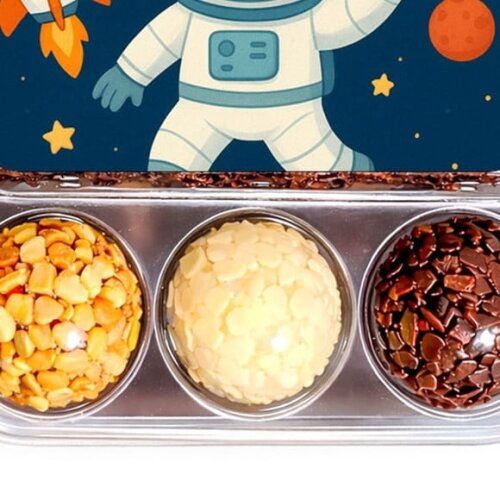 Embalagem Bolo Docinhos Personalizada Astronauta