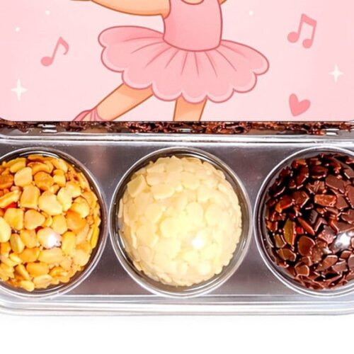 Embalagem Bolo Docinhos Personalizada Bailarina