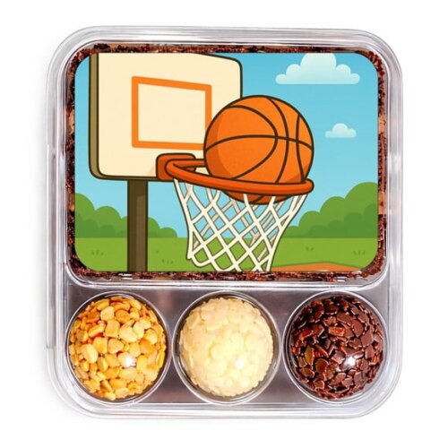 Embalagem Bolo Docinhos Personalizada Basquete