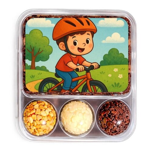 Embalagem Bolo Docinhos Personalizada Bike Ciclista