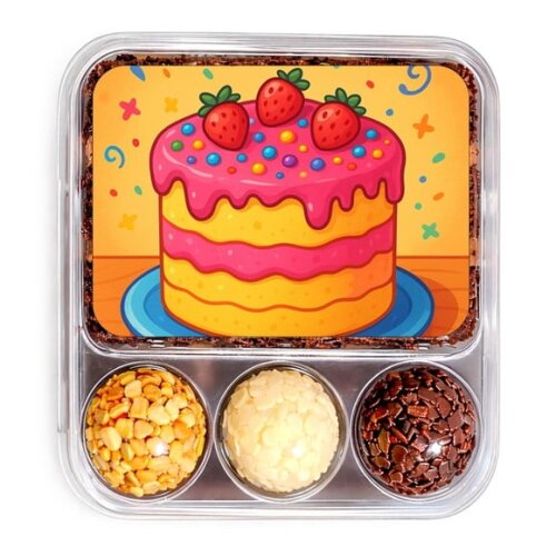 Embalagem Bolo Docinhos Personalizada Bolo Confeitado