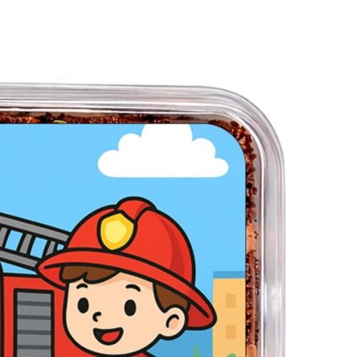 Embalagem Bolo Docinhos Personalizada Bombeiros