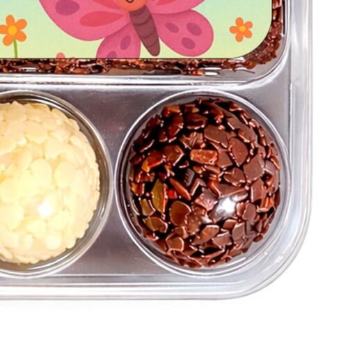 Embalagem Bolo Docinhos Personalizada Borboletas