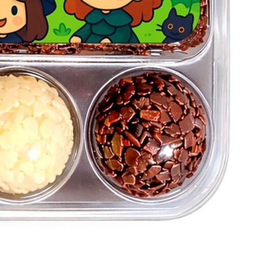 Embalagem Bolo Docinhos Personalizada Bruxinhas Fofas