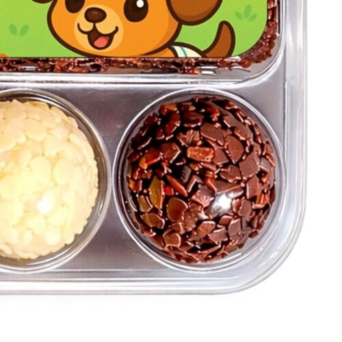 Embalagem Bolo Docinhos Personalizada Cachorrinhos Baby