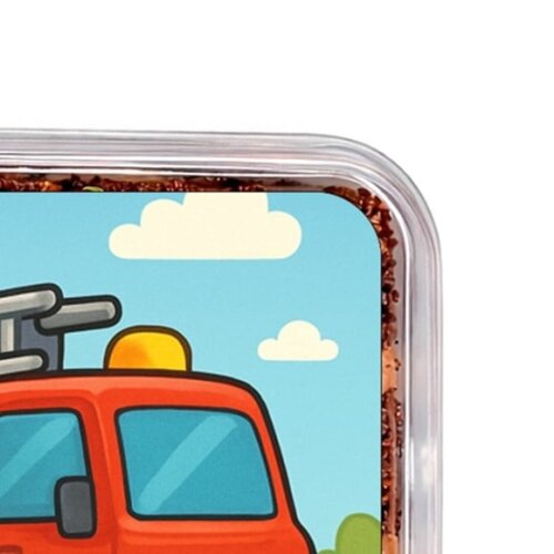 Embalagem Bolo Docinhos Personalizada Caminhão de Bombeiro