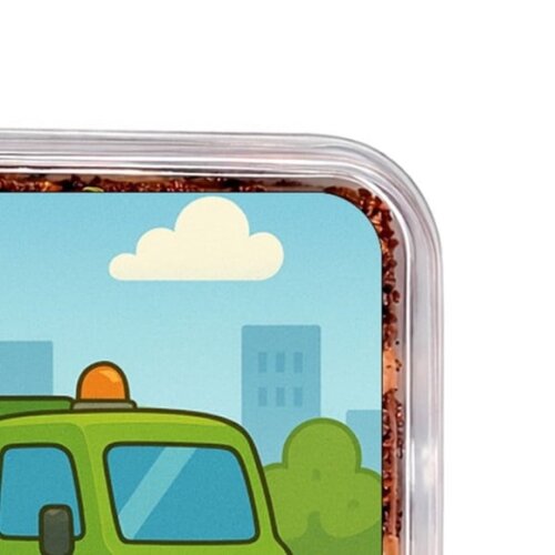 Embalagem Bolo Docinhos Personalizada Caminhão de Lixo