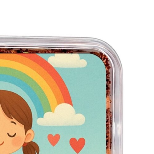 Embalagem Bolo Docinhos Personalizada Chuva de Amor