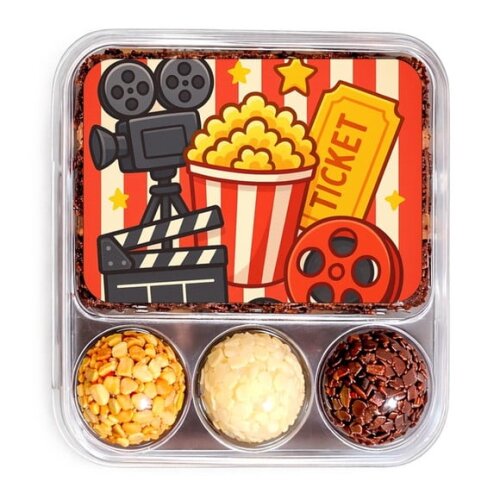 Embalagem Bolo Docinhos Personalizada Cinema