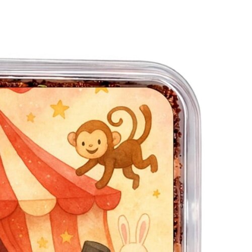 Embalagem Bolo Docinhos Personalizada Circo Aquarela