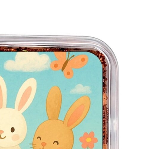 Embalagem Bolo Docinhos Personalizada Coelhinhos