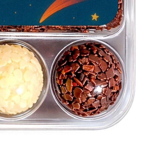 Embalagem Bolo Docinhos Personalizada Cometas