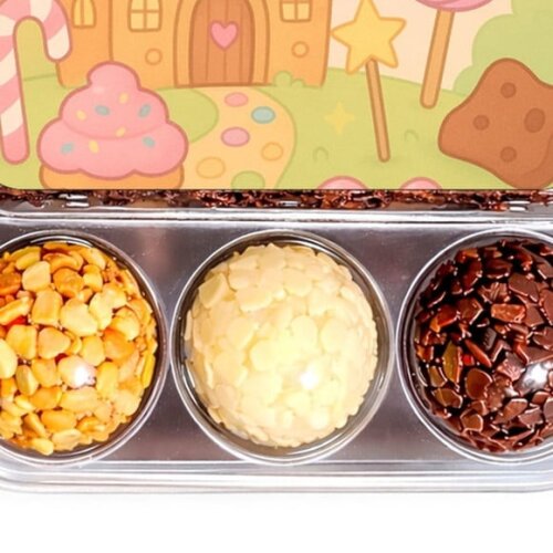 Embalagem Bolo Docinhos Personalizada Confeitaria Kids