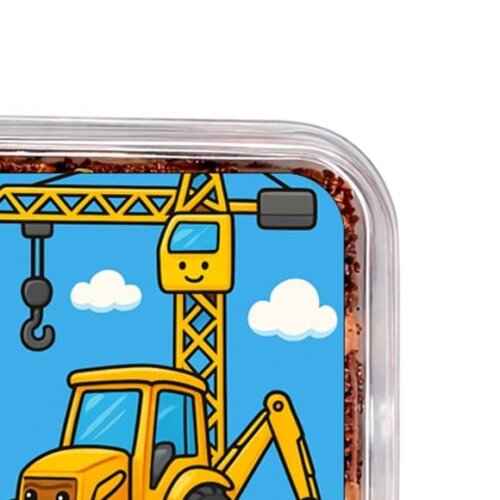 Embalagem Bolo Docinhos Personalizada Construção Civil