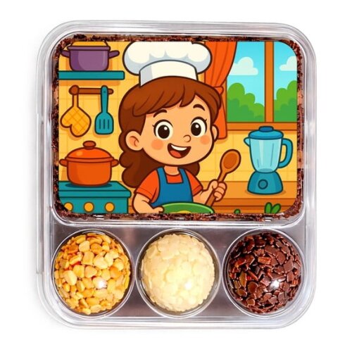 Embalagem Bolo Docinhos Personalizada Cozinha Kids