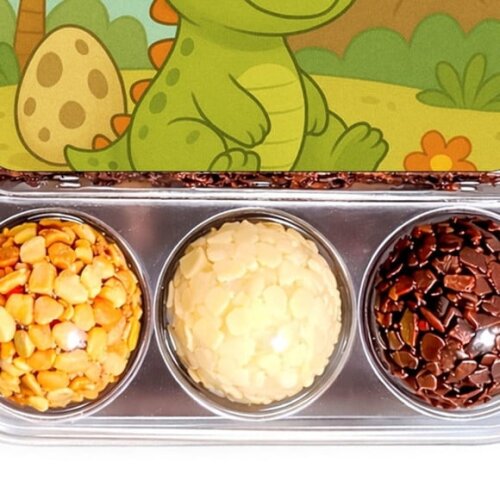 Embalagem Bolo Docinhos Personalizada Dinossauro Baby