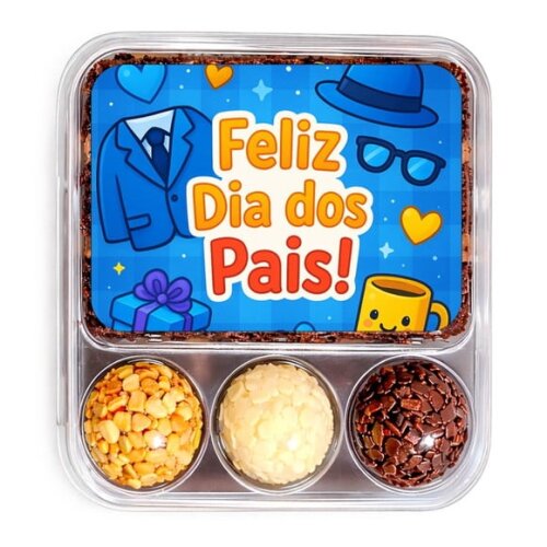 Embalagem Bolo Docinhos Personalizada Dia dos Pais