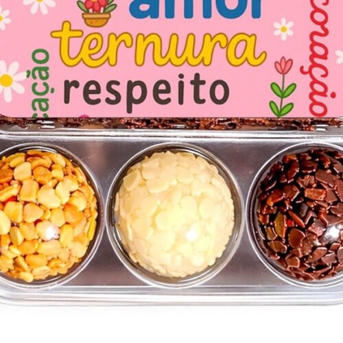 Embalagem Bolo Docinhos Personalizada Dia das Mães