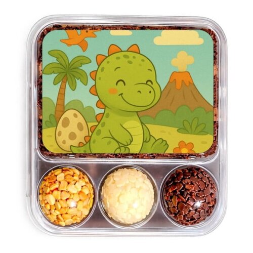 Embalagem Bolo Docinhos Personalizada Dinossauro Baby