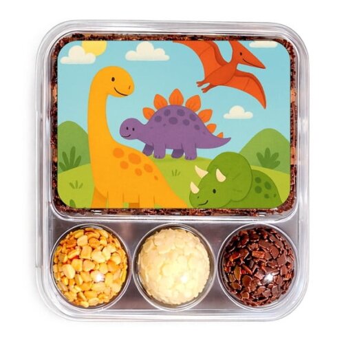 Embalagem Bolo Docinhos Personalizada Dinossauros