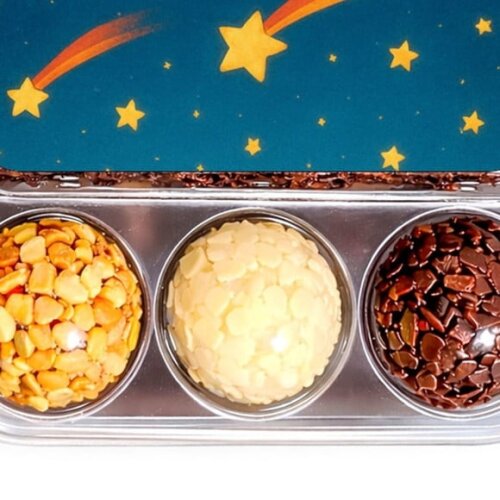 Embalagem Bolo Docinhos Personalizada Estrelas Cadentes