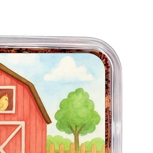 Embalagem Bolo Docinhos Personalizada Fazendinha Aquarela