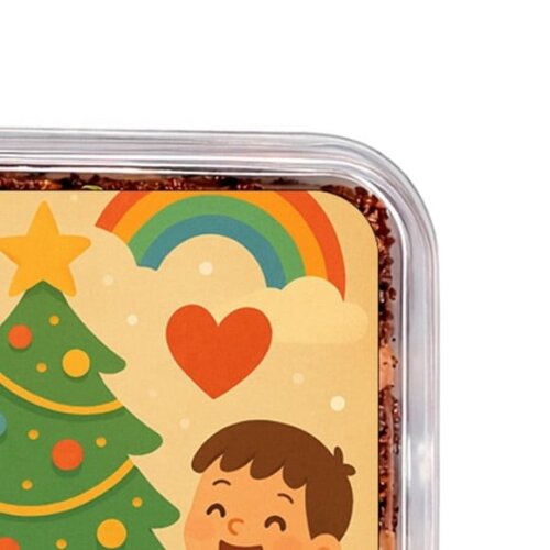 Embalagem Bolo Docinhos Personalizada Feliz Natal