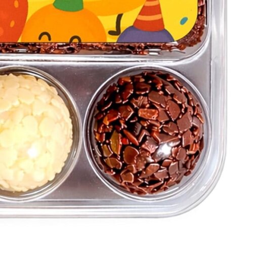 Embalagem Bolo Docinhos Personalizada Festa das Frutas