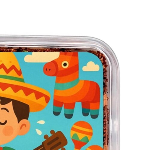 Embalagem Bolo Docinhos Personalizada Festa Mexicana