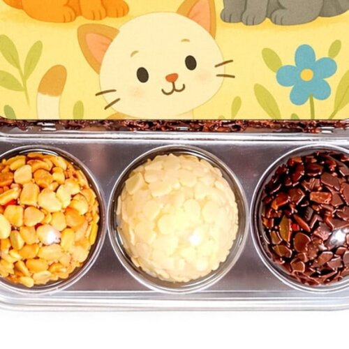 Embalagem Bolo Docinhos Personalizada Gatinhos