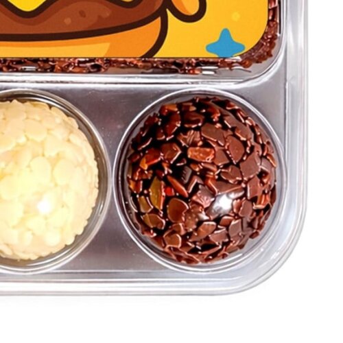 Embalagem Bolo Docinhos Personalizada Hambúrguer Divertido