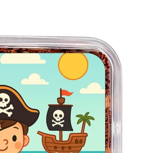 Embalagem Bolo Docinhos Personalizada Ilha Pirata