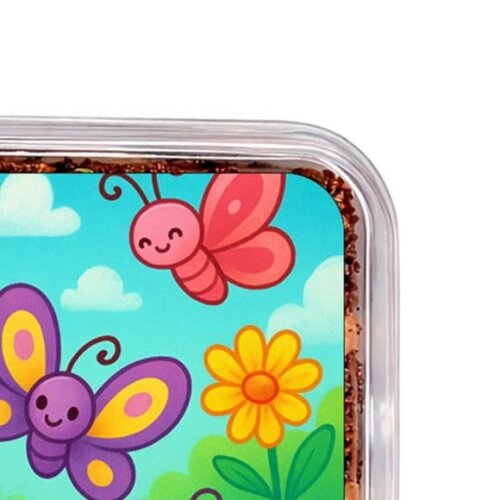 Embalagem Bolo Docinhos Personalizada Jardim das Borboletas